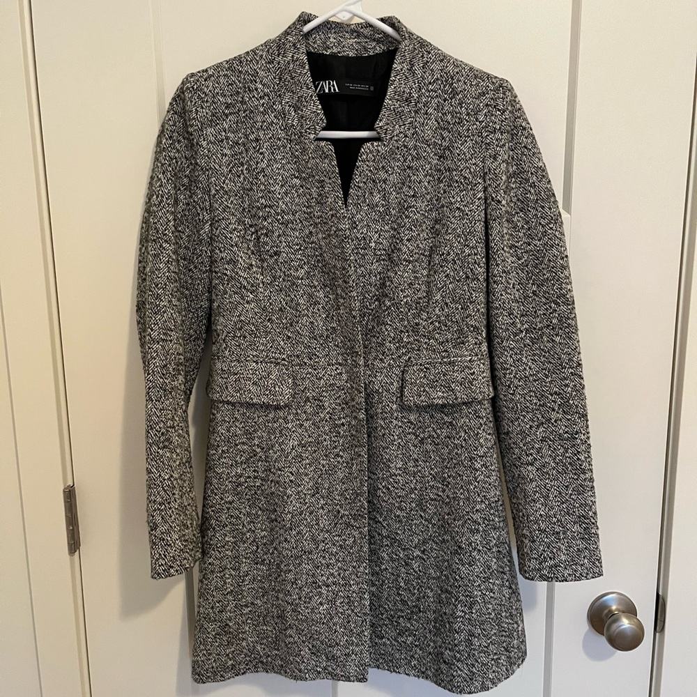 Zara wool blend coat